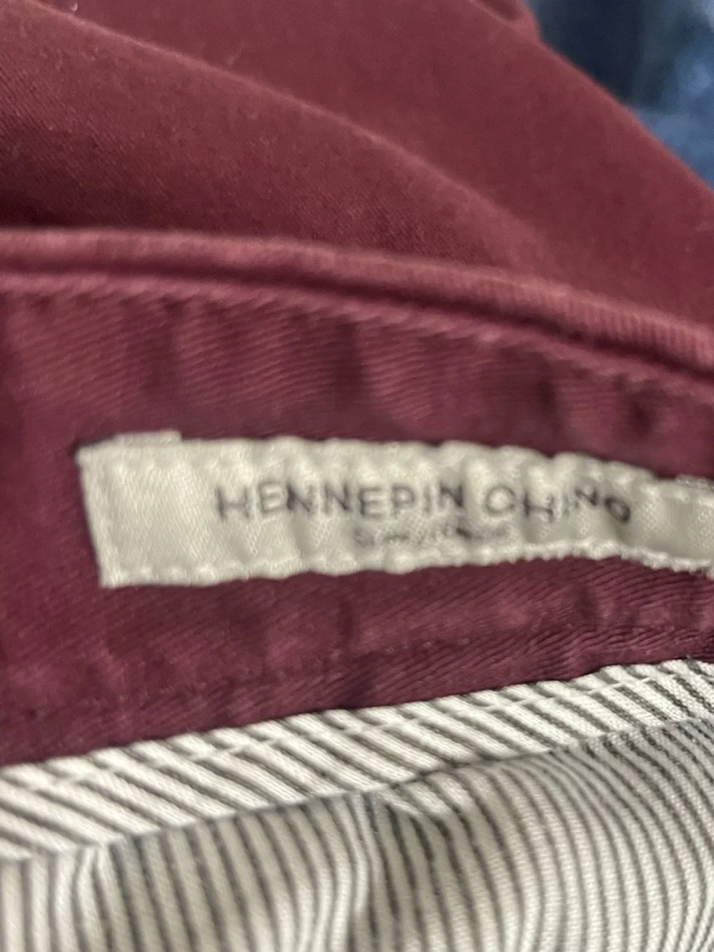 Goodfellow & Co Men’s Burgundy Straight Leg Chino Pants 32X30